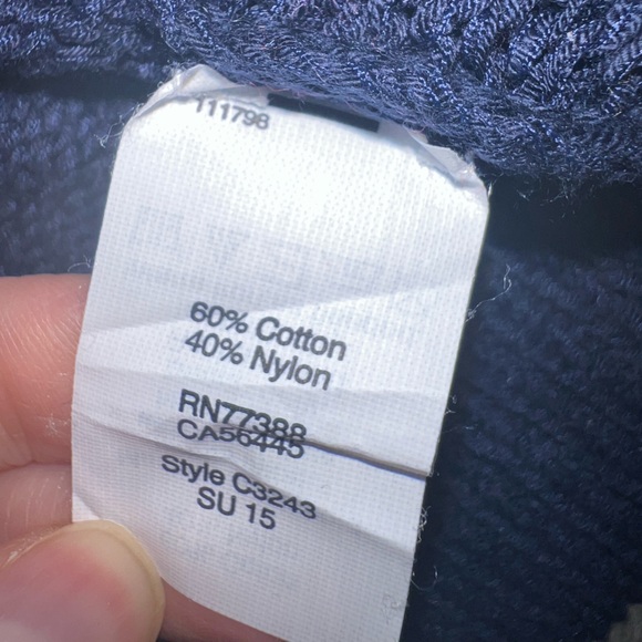 J Crew Factory Knit Sweater | Size Small | Navy Blue - Picture 4 of 6